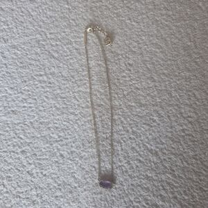 Kendra Scott Elisa Gold Purple Pendant Necklace